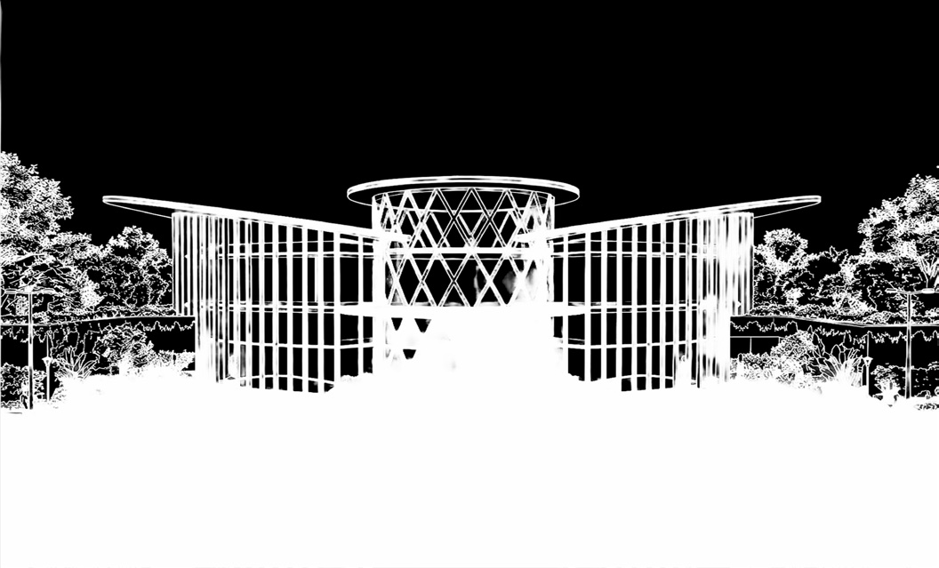 Gaur Plume — peacock clubhouse render (artist's impression)
