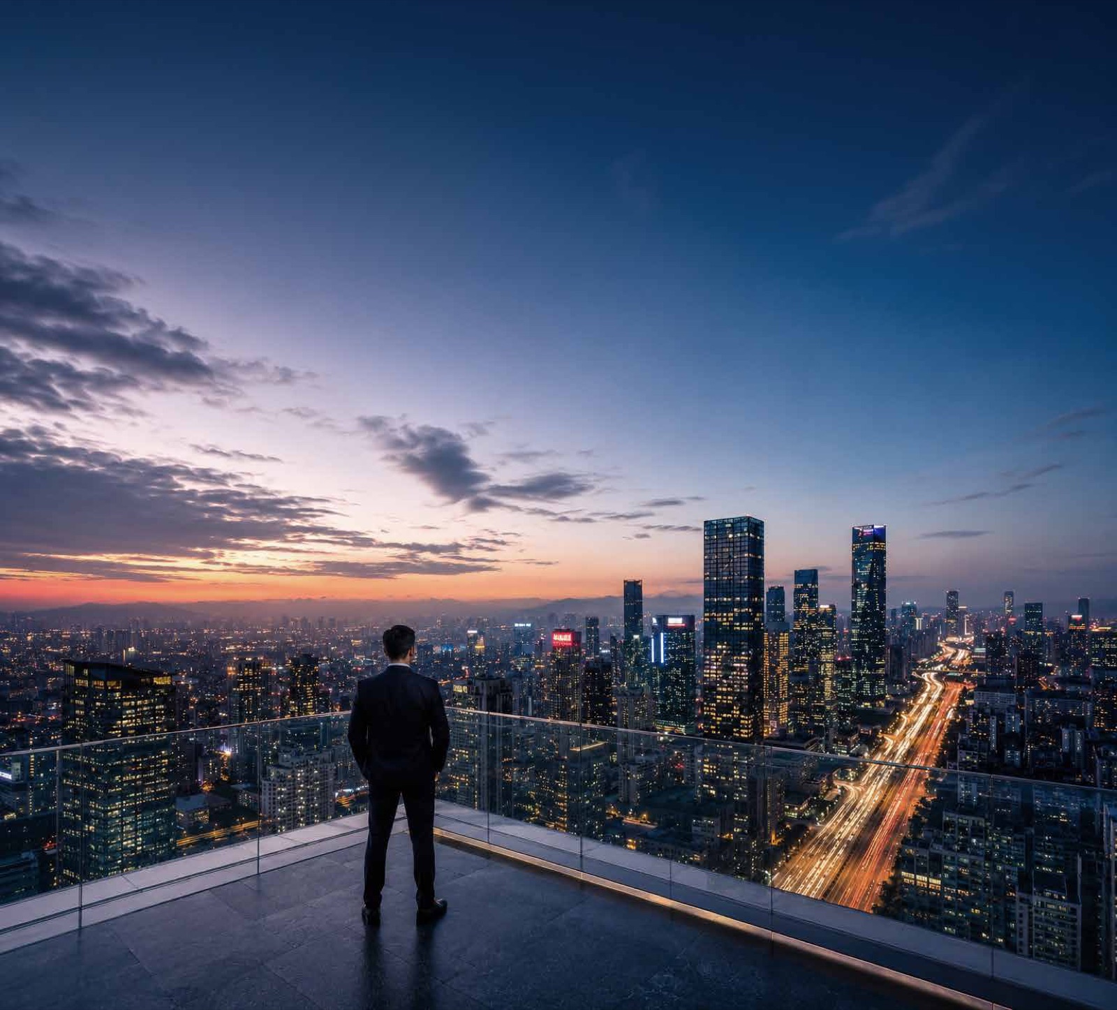Gaur Chrysalis 2.0 — rooftop skyline render (artist's impression)